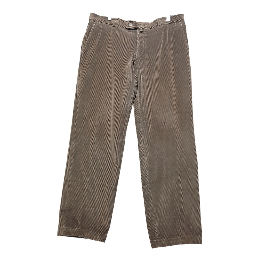 Cosserat Kaiss Mens Brown Corduroy Pants Size 46 Comfort Extensible Waist